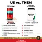 Oh!mino Nitric Oxide Supplement L-Arginine - 120 Capsules - image 2