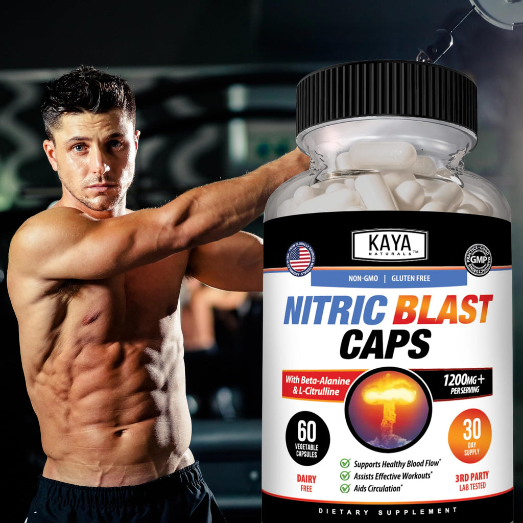 Kaya Naturals - Nitric Blast Potent All-Natural Herbal Supplement