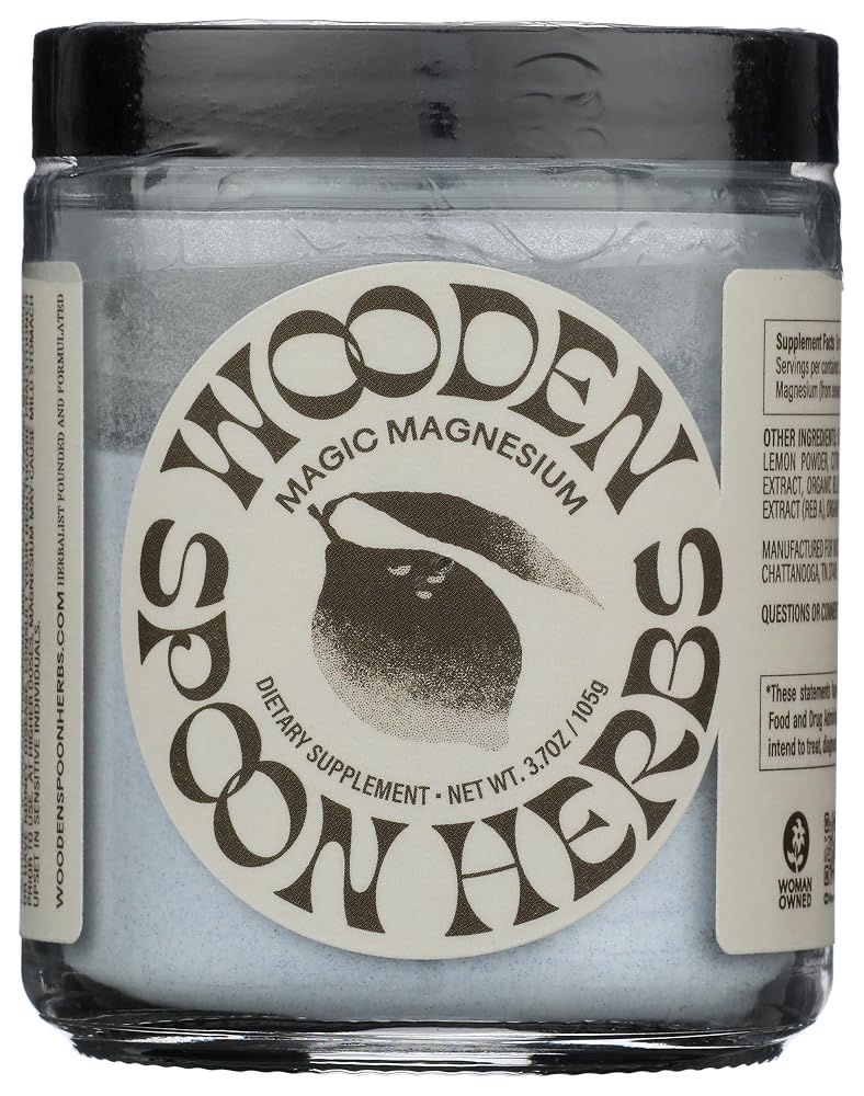 Wooden Spoon Herbs Magic Magnesium Citrate Powder Drink Mix (Blue