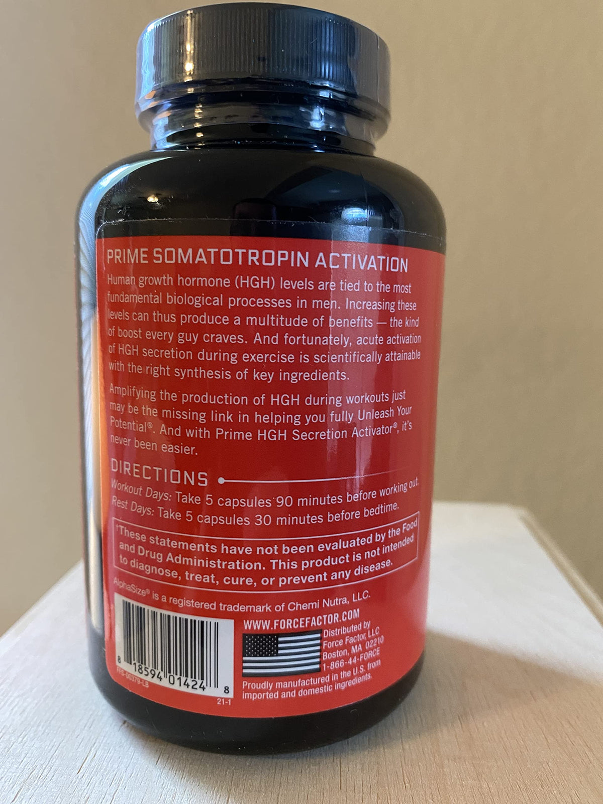 Force Factor Prime HGH Secretion Activator for Men - 150 Capsules - image 12