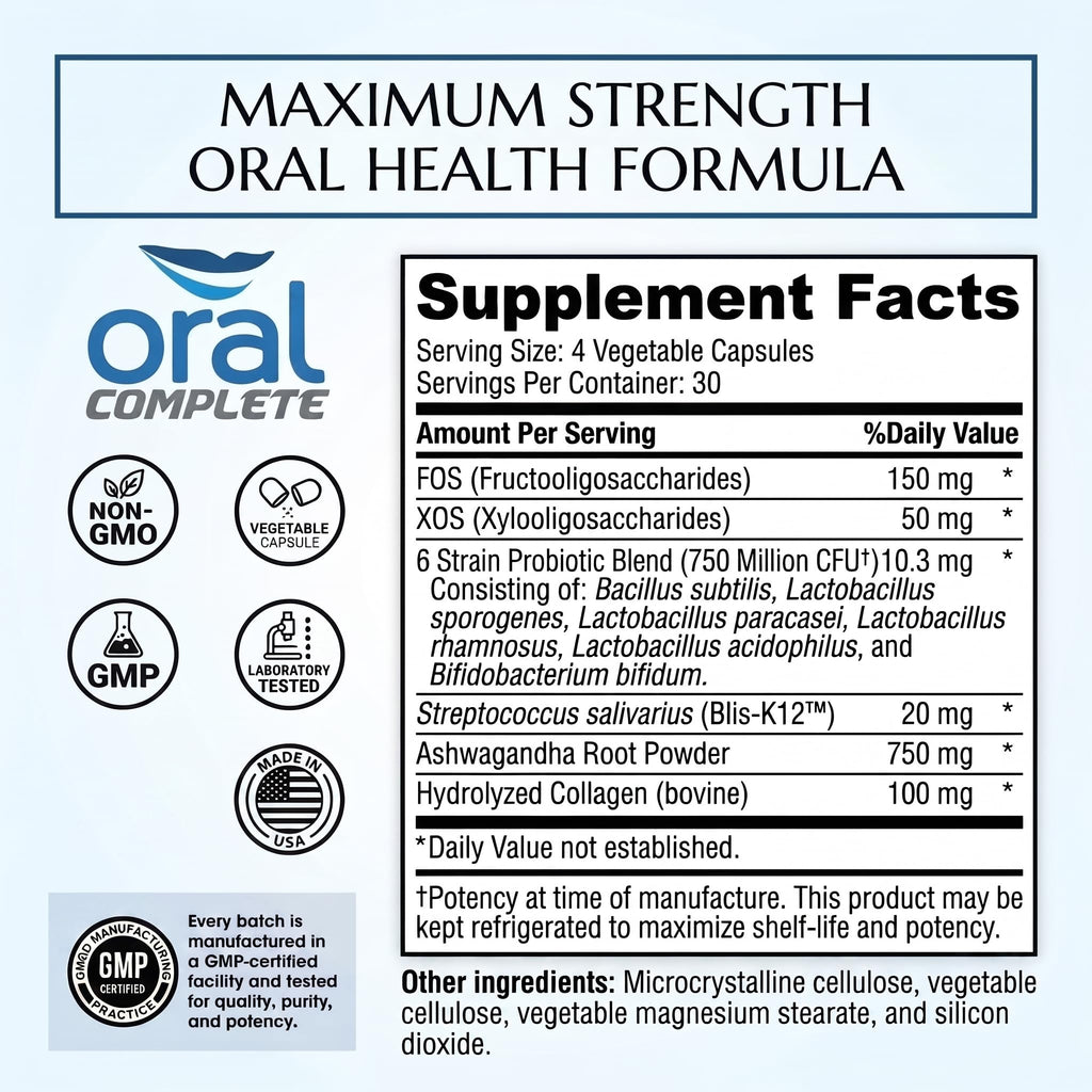 Instant Brands Oral Complete 11-in-1 Dental Probiotics - 120 Capsules - image 6