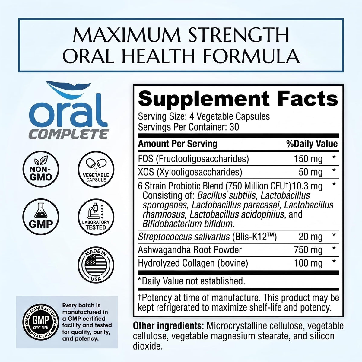 Instant Brands Oral Complete 11-in-1 Dental Probiotics - 120 Capsules - image 6