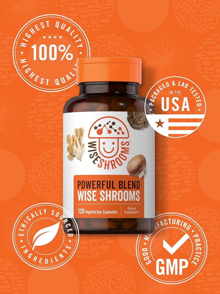 Carlyle Mushroom Complex 8-in-1 Blend - 120 Vegetarian Capsules - image 6