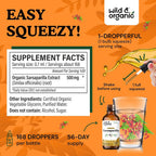 Wild & Organic Sarsaparilla Root Tincture - Detox Cleanse Support - 4 - image 3