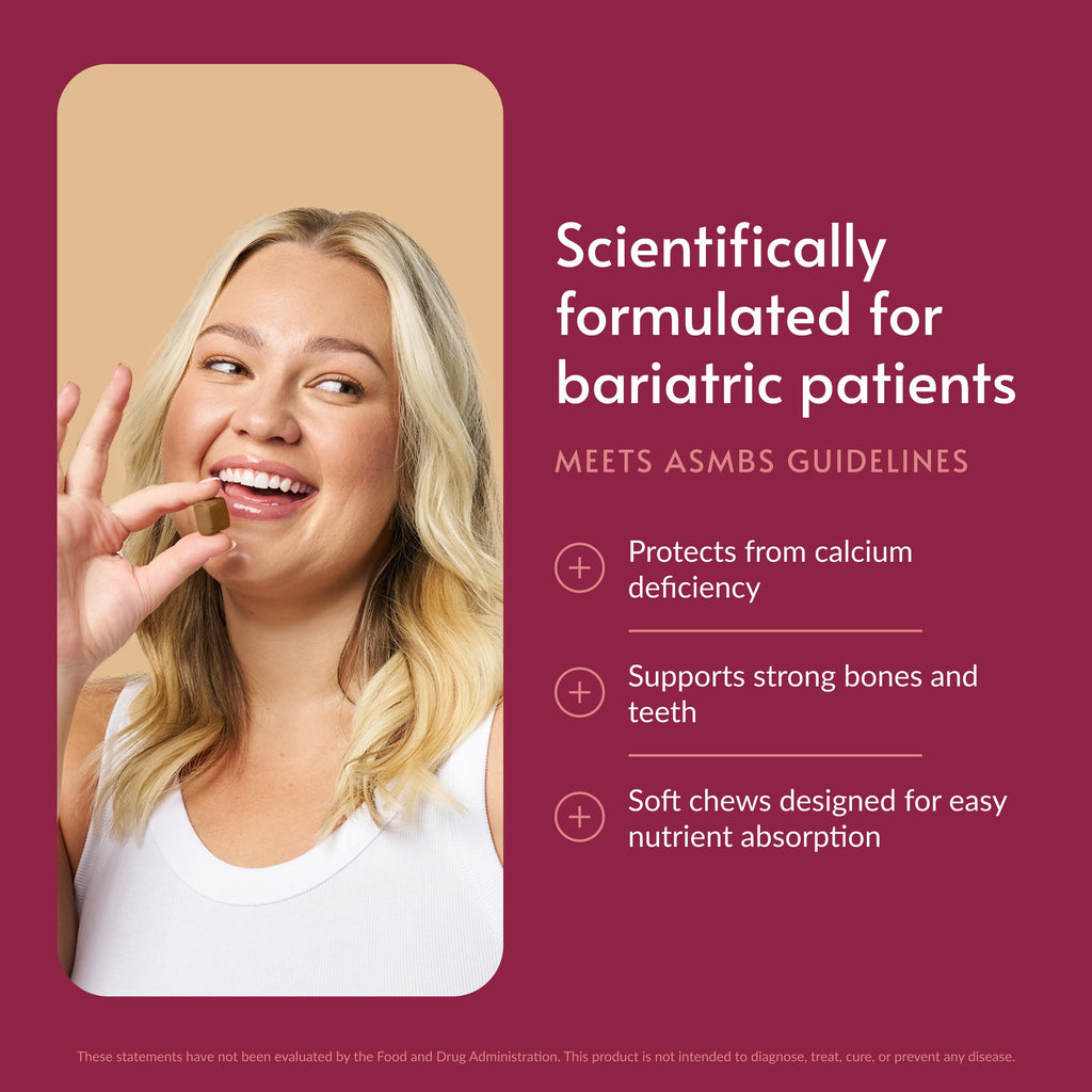 Bariatric Advantage Calcium Citrate Chewy Bites 500 mg - Highly