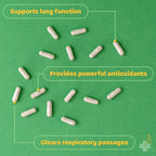 Redd Remedies Lung Care Respiratory Support - 80 Capsules - image 3