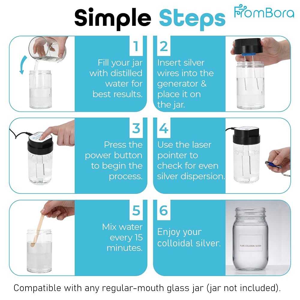 FromBora Basic Colloidal Silver Generator with Pure Silver Wire - image 2