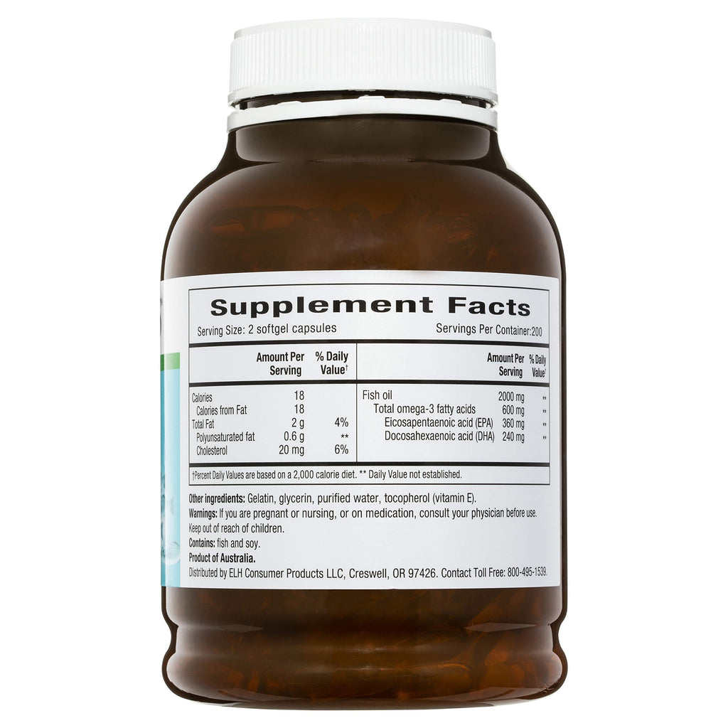 Blackmores Fish Oil 1000 Omega-3 - 400 Capsules - image 3