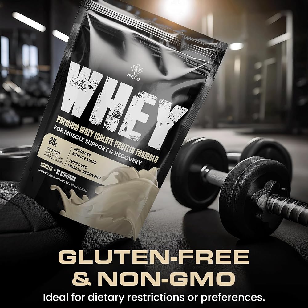 Swole AF Whey Isolate Protein Powder for Muscle Support - 31 Servings - image 6