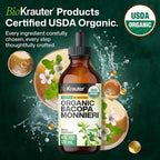 BIO KRAUTER Bacopa Monnieri for Brain Support - 4 Fl Oz - image 3
