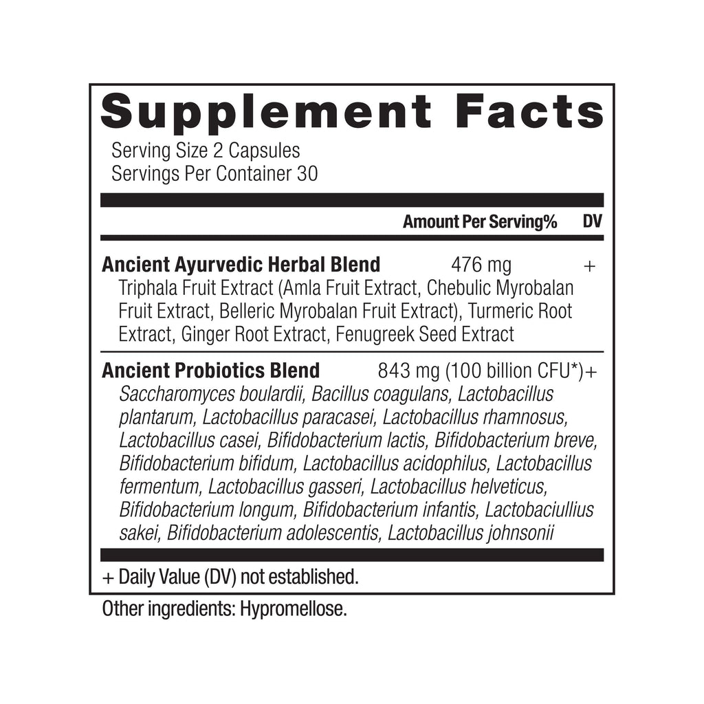 Ancient Nutrition Probiotics Ultimate 100 Billion CFU - 60 Capsules - image 2