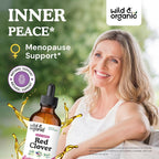 Wild & Organic Red Clover Supplement for Menopause - 4 fl oz - image 2