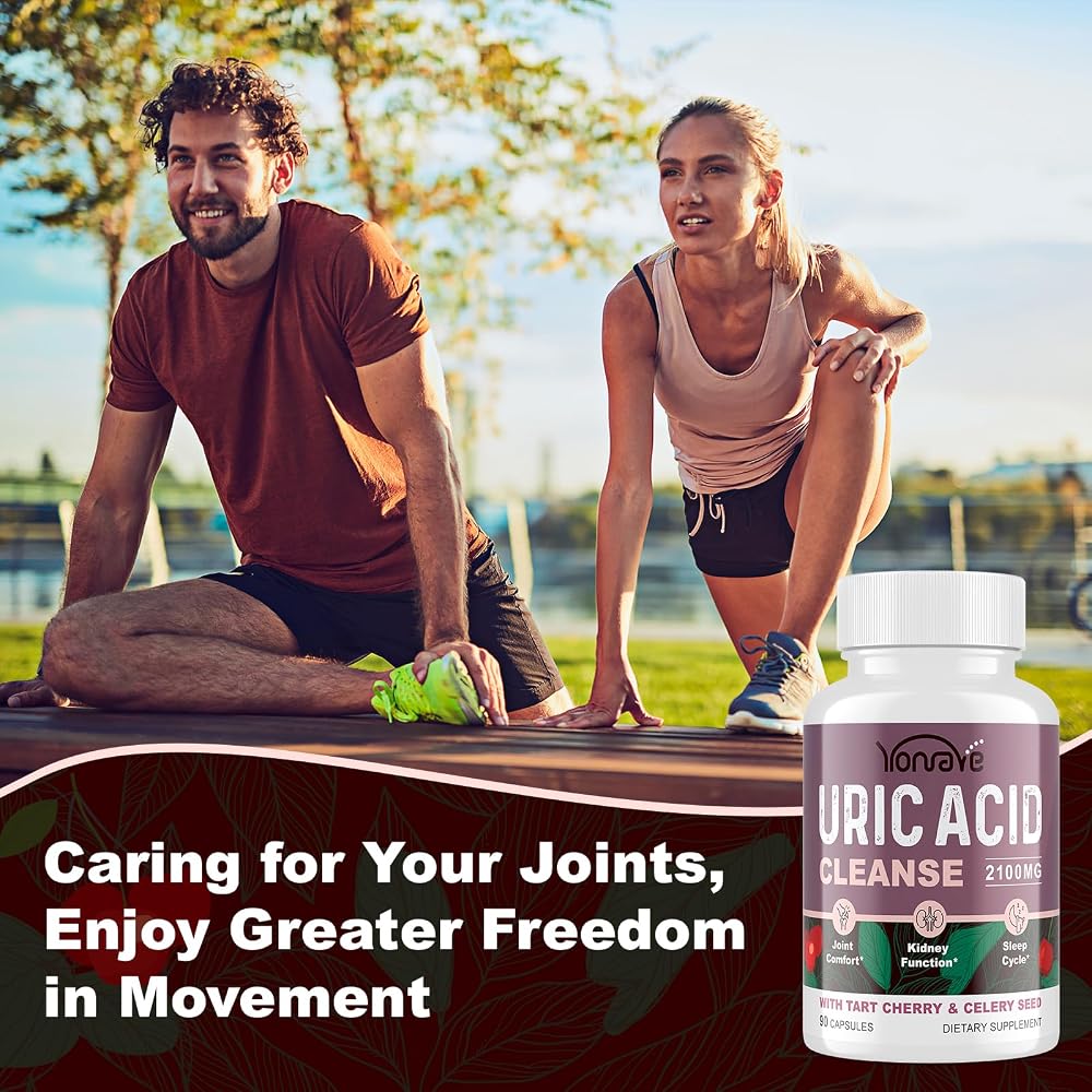 Yonrave Uric Acid Cleanse & Detox with Tart Cherry
