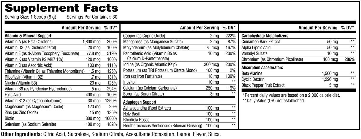 Metabolic Nutrition Vitagen
