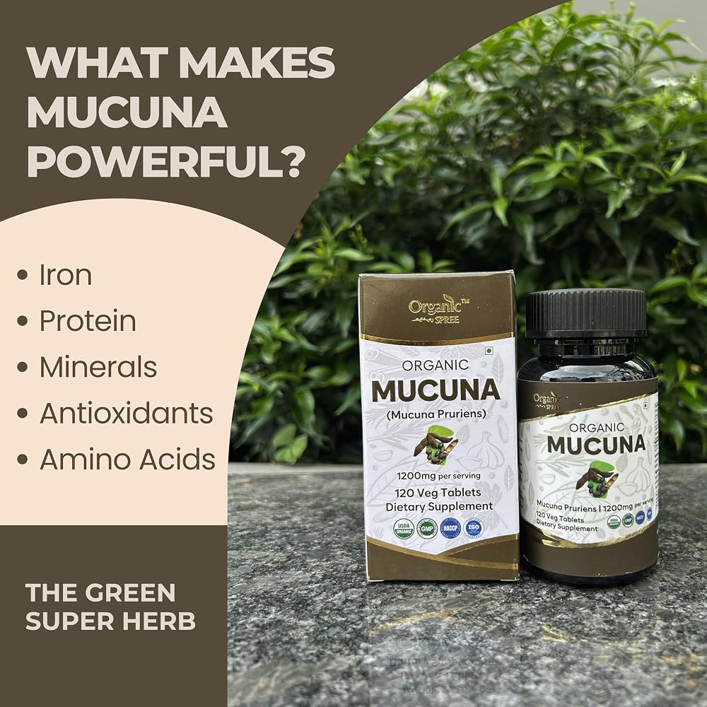 ORGANIC SPREE MUCUNA 120 Tablets