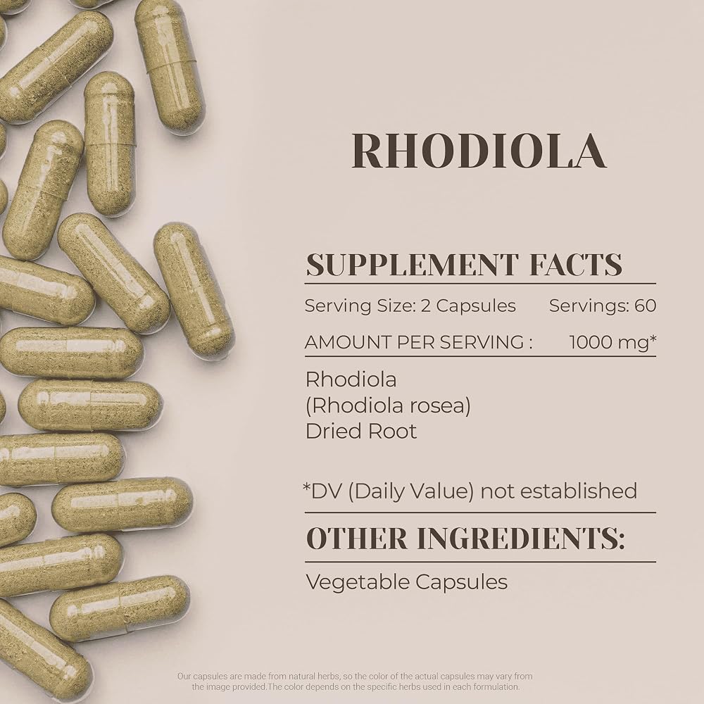 Garden Organics Rhodiola 120 Vegetarian Capsules - 120 Count - image 3