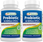 Best Naturals Probiotic 10 Strains & 30 Billion CFU Intestinal Flora