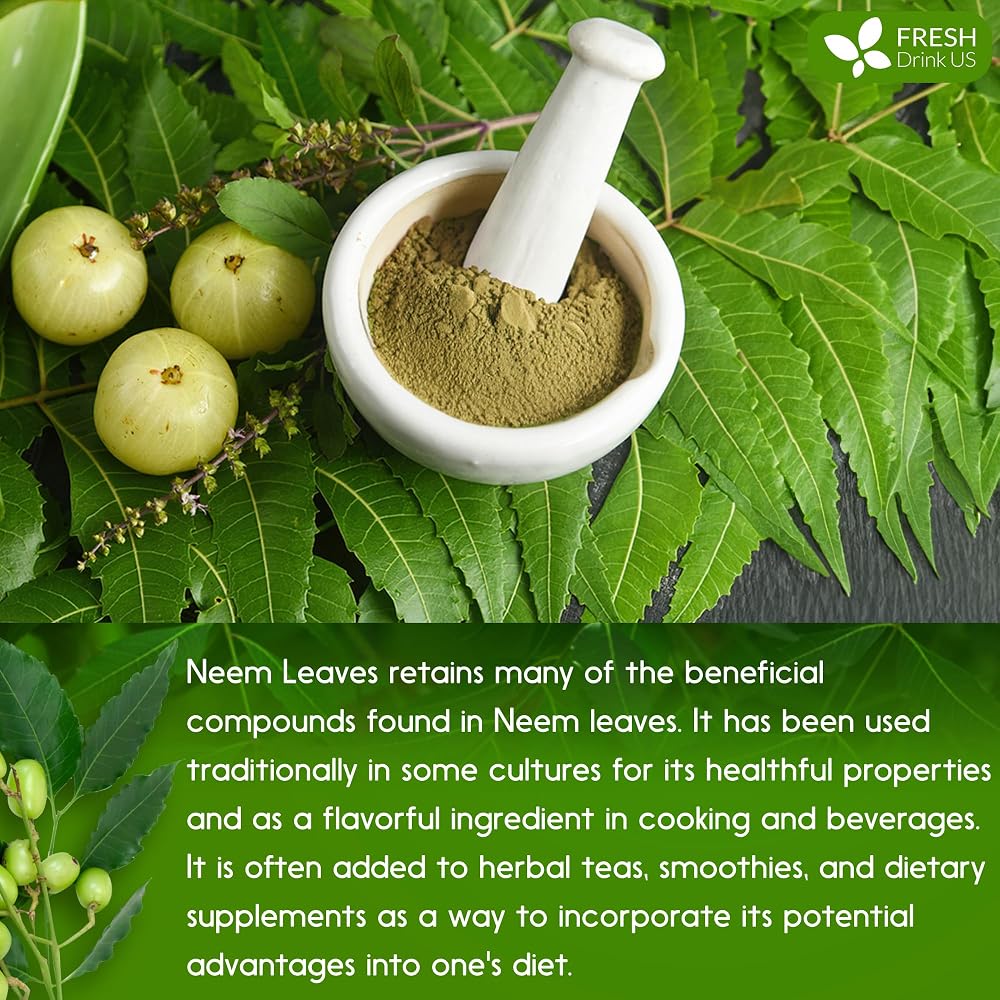 FreshDrinkUS Neem Leaf Powder 100% Natural - 6oz - image 9