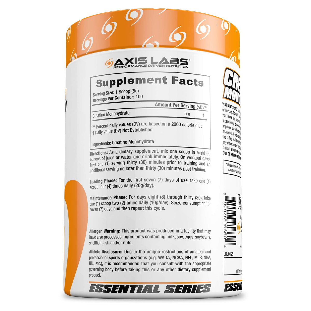 Axis Labs Micronized Creatine Monohydrate Powder - 100 Servings - image 3