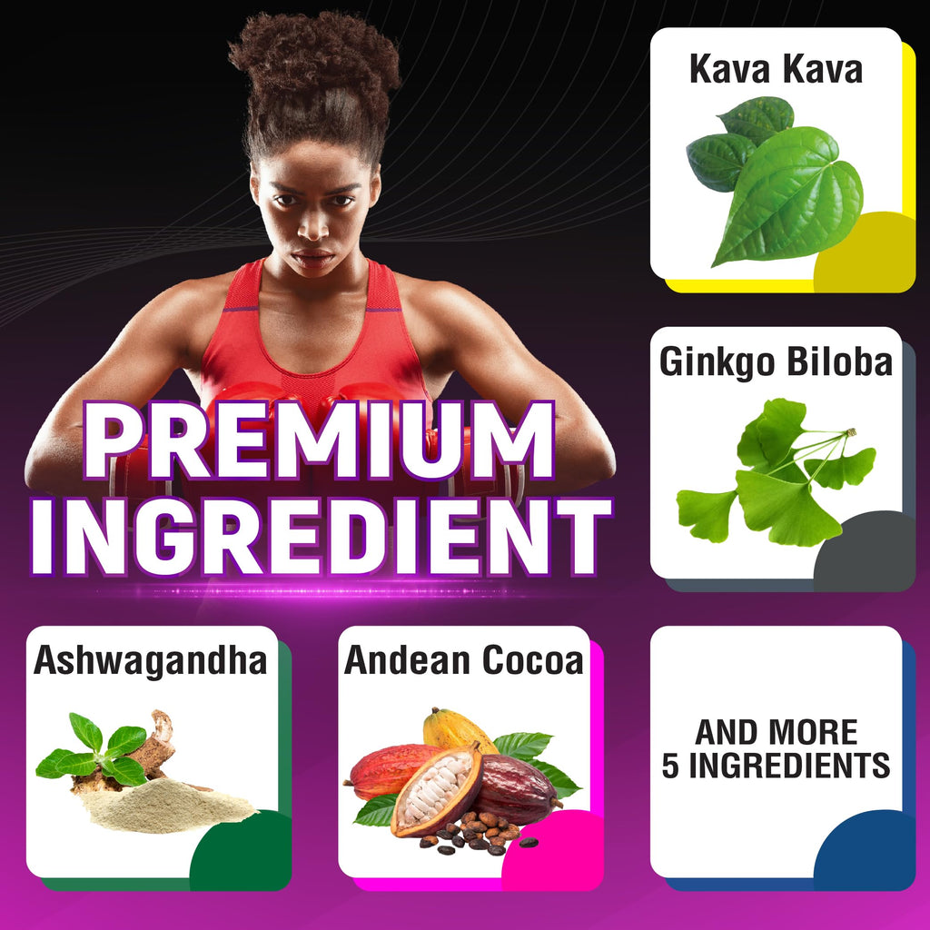 CIVIMUNA Kava Capsules with Ginkgo & Ashwagandha - 120 Capsules - image 4