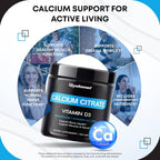 GUDOMET Calcium Citrate with D3 K2 Magnesium & Zinc - 150 Capsules - image 3