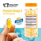 Fresh Omega 3 Fish Oil - Burpless Chill-Packed for Maximum Freshness