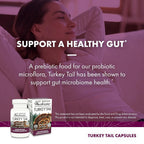 Host Defense Turkey Tail Capsules - Digestive Health & Immune