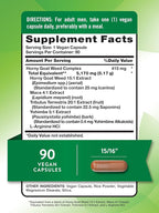 Nature's Truth Horny Goat Weed Complex with Maca Root - 90 Capsules - image 2