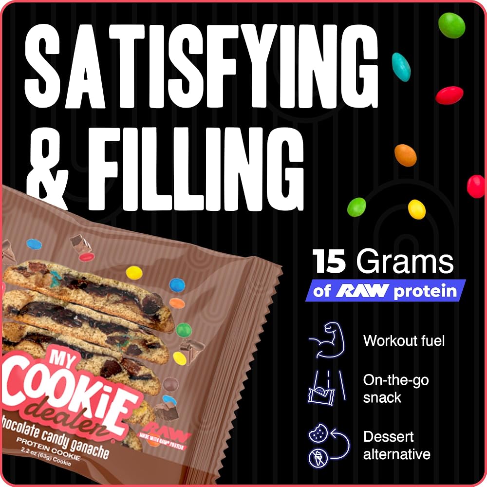 My Cookie Dealer Protein Cookies Chocolate Candy Ganache - 12-Pack - image 2