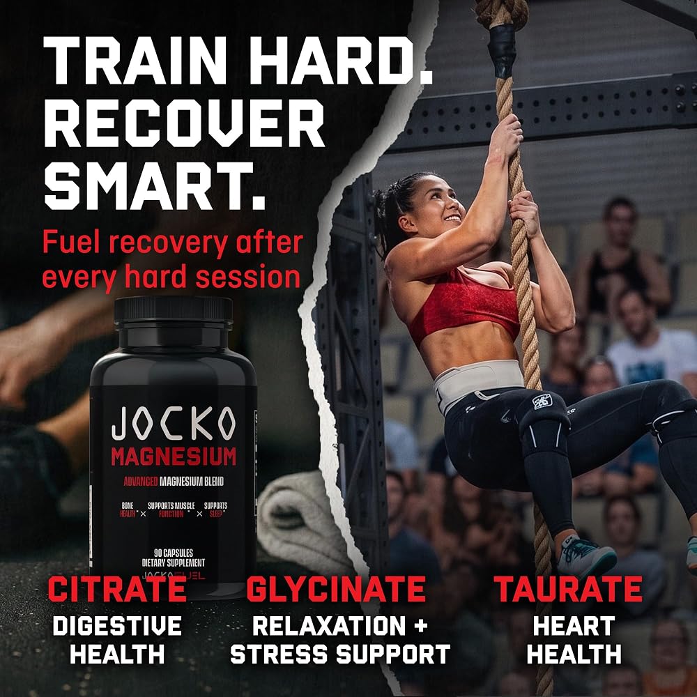 Jocko Fuel Magnesium Glycinate, Citrate & Taurate Complex - 30 Capsules - image 4