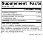 Source Naturals Turmeric Extract 95% Curcumin - 100 Tablets - image 2