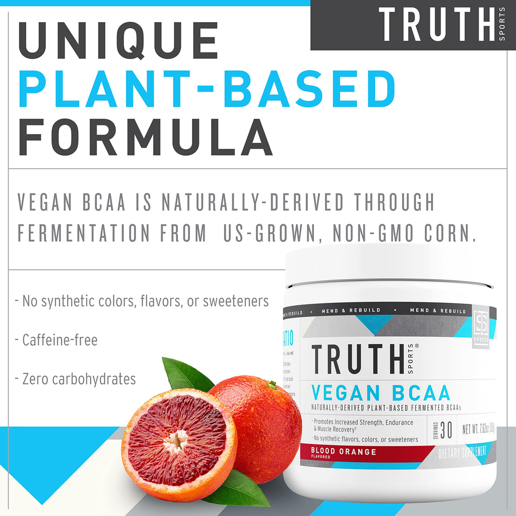 Truth Nutrition Vegan BCAA Powder 2:1:1 Ratio - 30 Servings - image 3