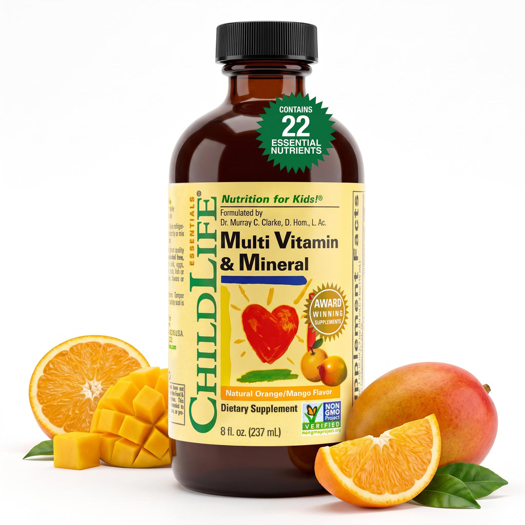 ChildLife Essentials Kids Multivitamin & Mineral Liquid - 8 Fl Oz