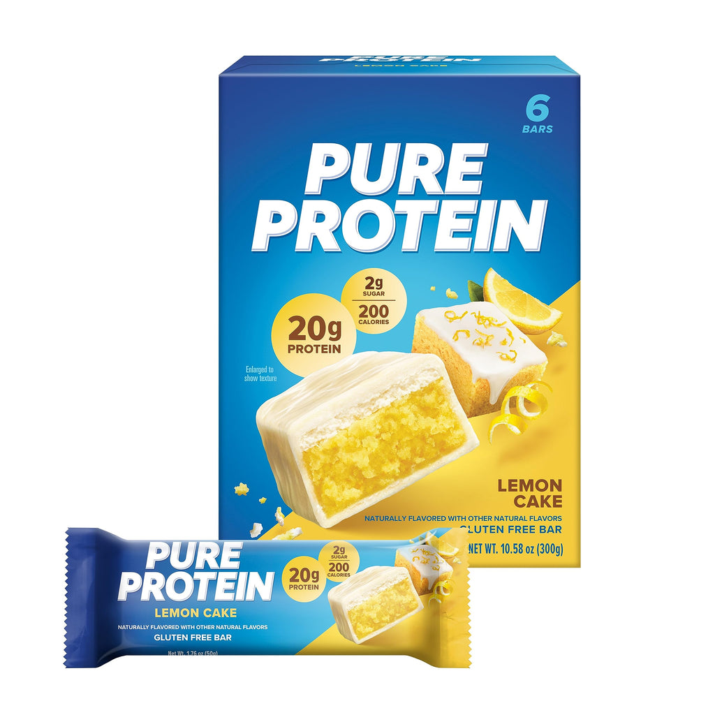 Pure Protein Bars Lemon Cake Flavour - 6 Count