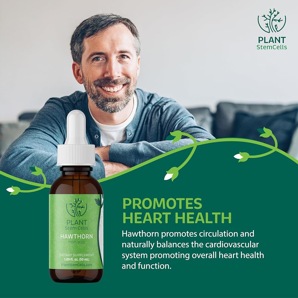 PSC Plant Stem Cells Hawthorn Gemmotherapy Cardiovascular Support - 1.8 Fl Oz - image 5