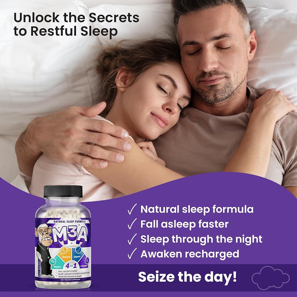 GINSPIRE NUTRITION M3A Sleep Support Magnesium Threonate - 90 Capsules - image 4