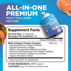 Nutrivein Premium Multi Collagen Capsules 2250mg - 180 Capsules - image 2