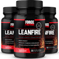 Force Factor LeanFire Pre Workout Energy Pills with Green Tea Extract and Caffeine