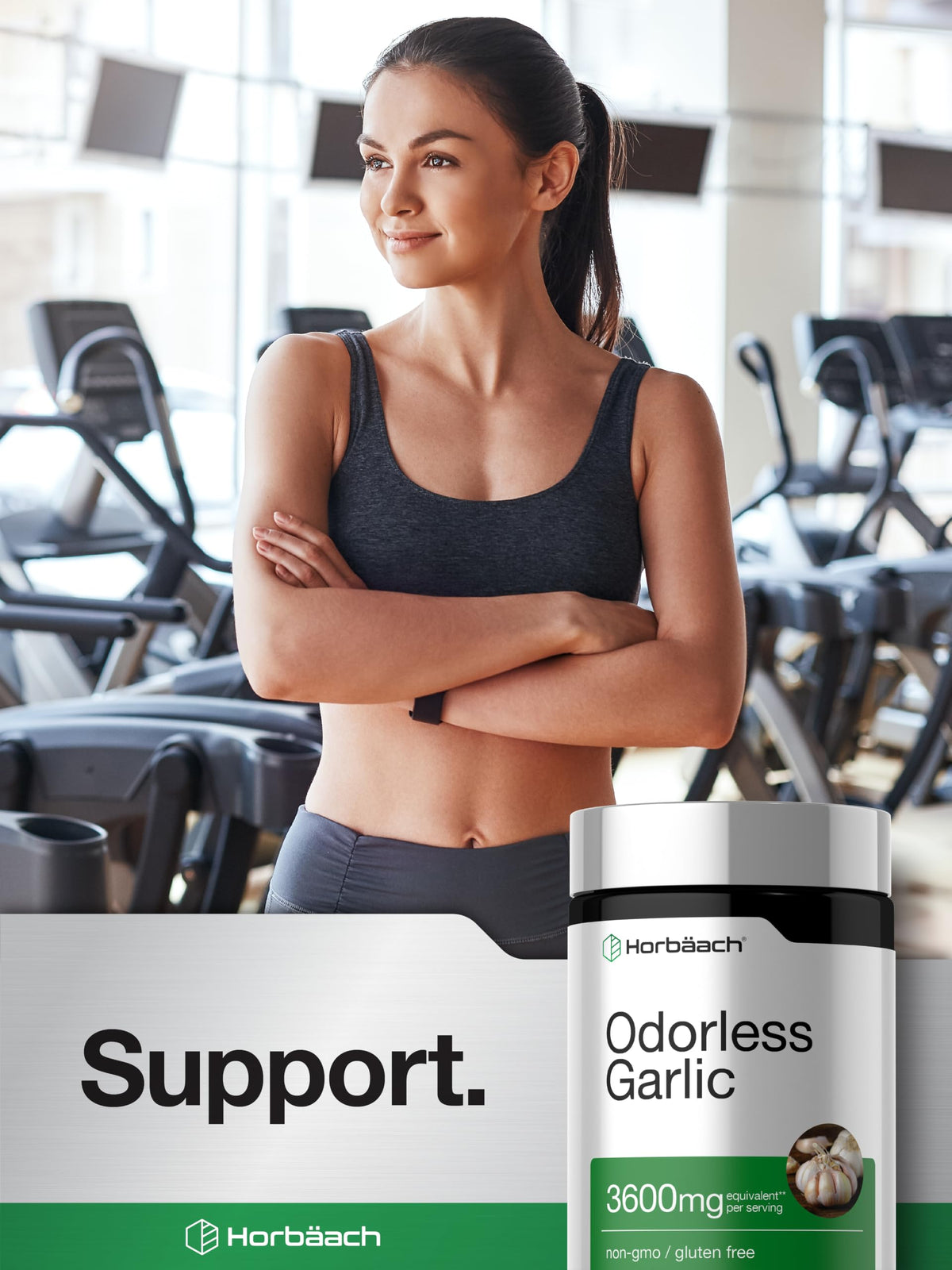 Horbäach Odorless Garlic Softgel Supplement - 200 Softgels - image 6