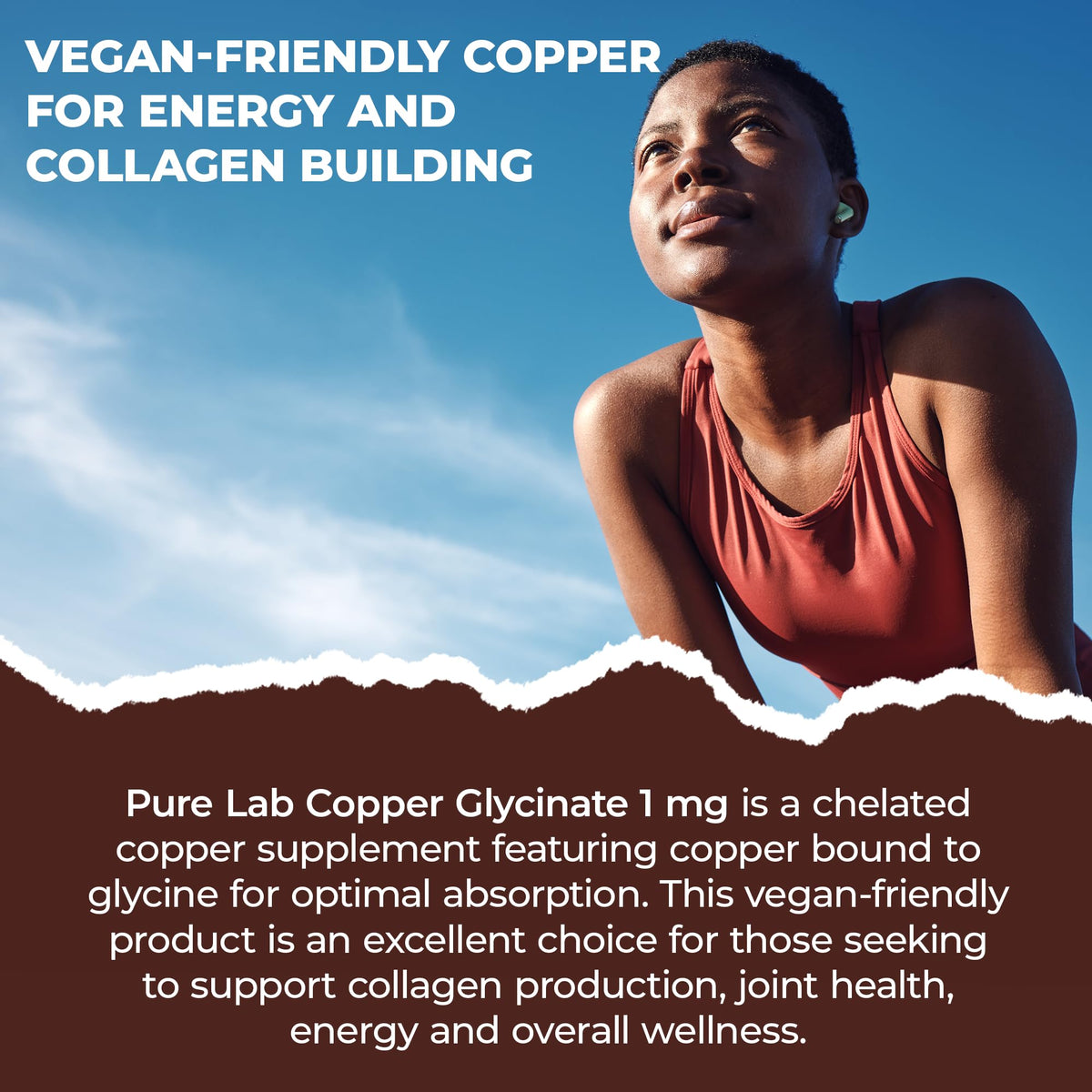 Pure Lab Vitamins Copper Glycinate 1 mg - 60 Vegetarian Capsules - image 8