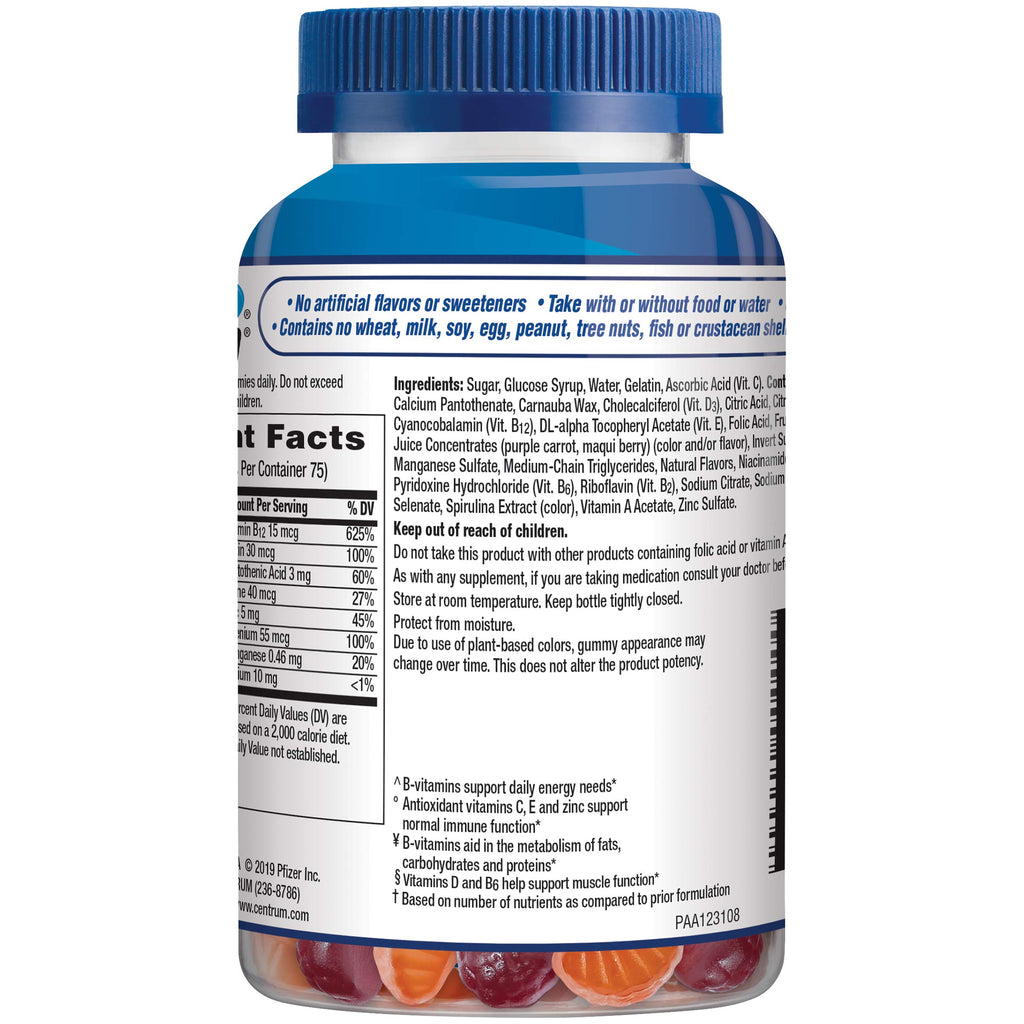 Centrum MultiGummies Gummy Multivitamin for Men
