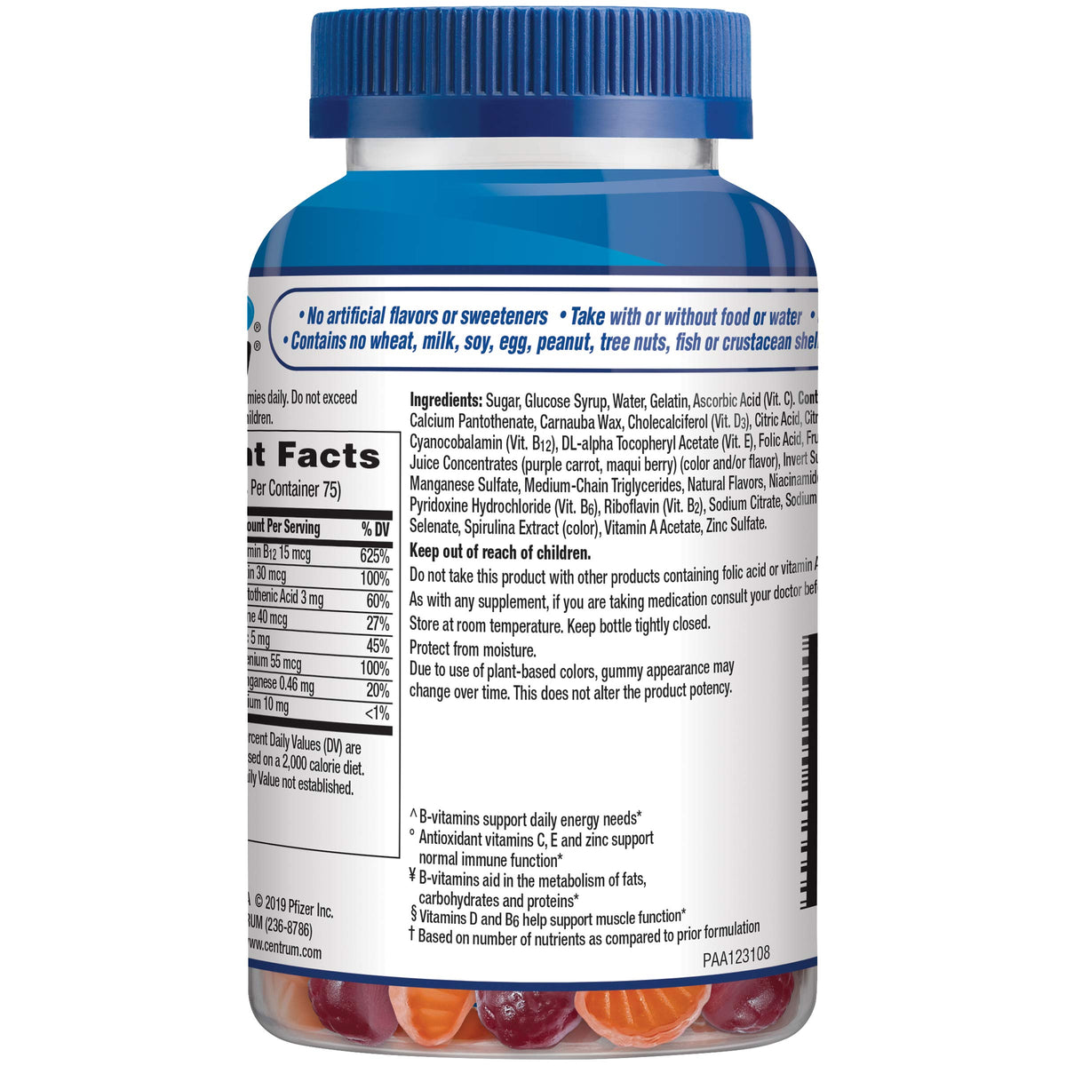 Centrum MultiGummies Gummy Multivitamin for Men