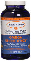 Innate Choice Omega Sufficiency Lemon - 240 Capsules