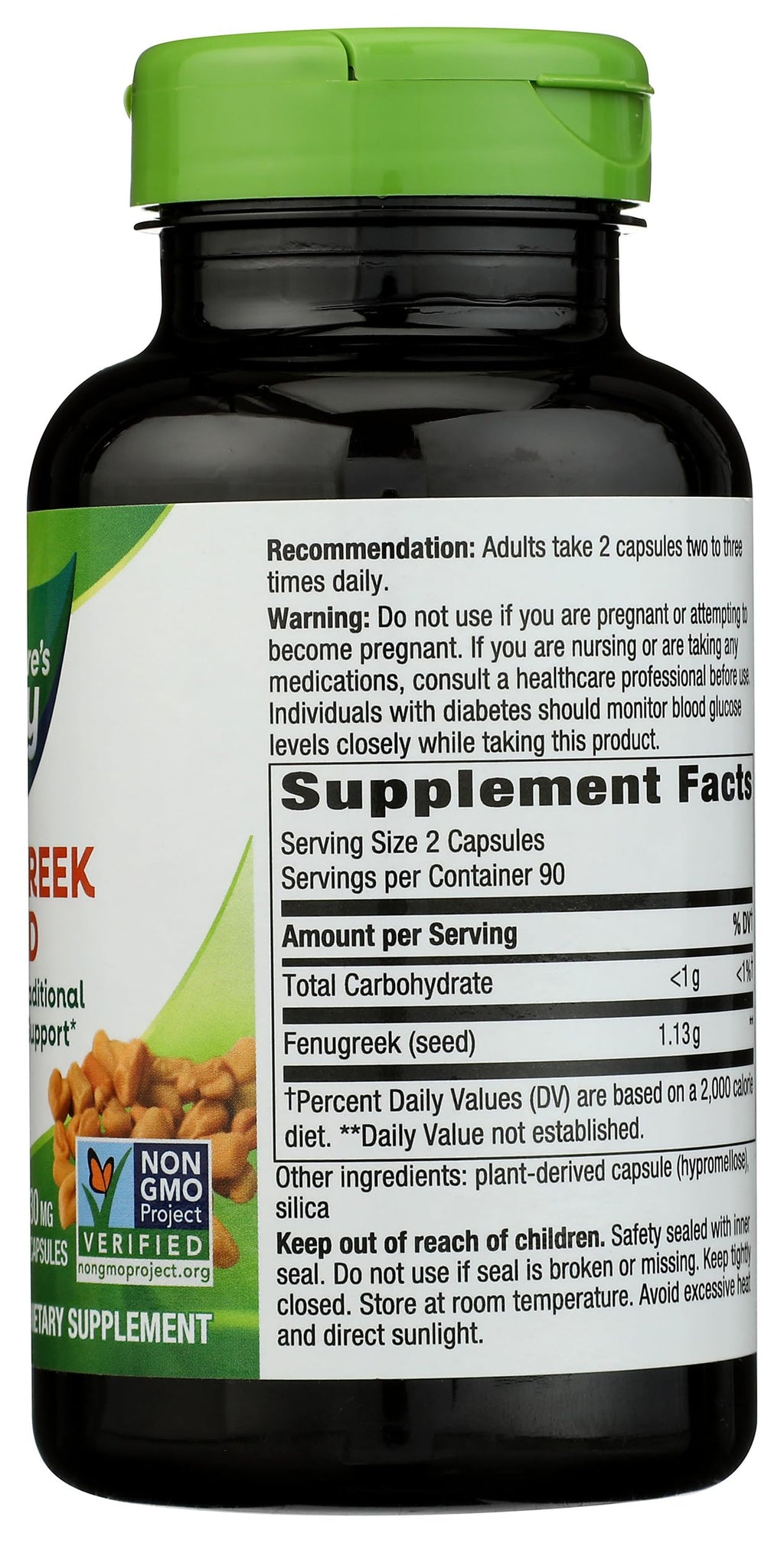 Nature's Way Fenugreek 610mg - 180 Tablets - image 6