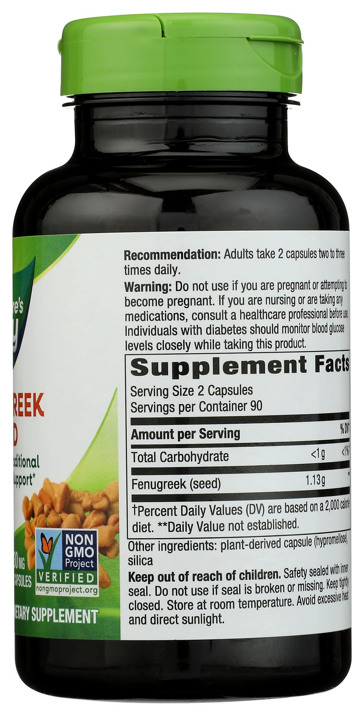 Nature's Way Fenugreek 610mg - 180 Tablets - image 6