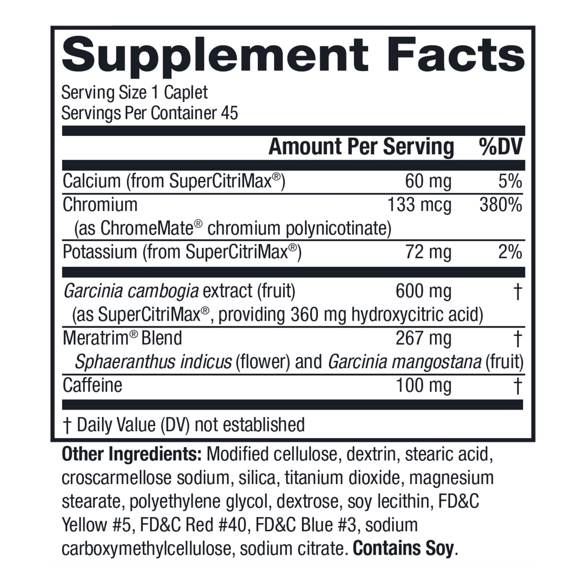 Twinlab MetaboLife Ultra Dietary Supplement, 800 mg, 45 Caplets