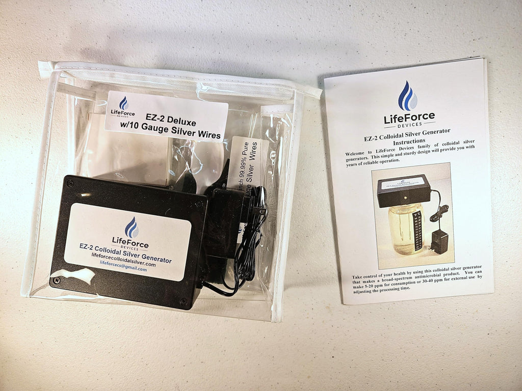 LifeForce Devices EZ-2 Deluxe Colloidal Silver Generator Kits