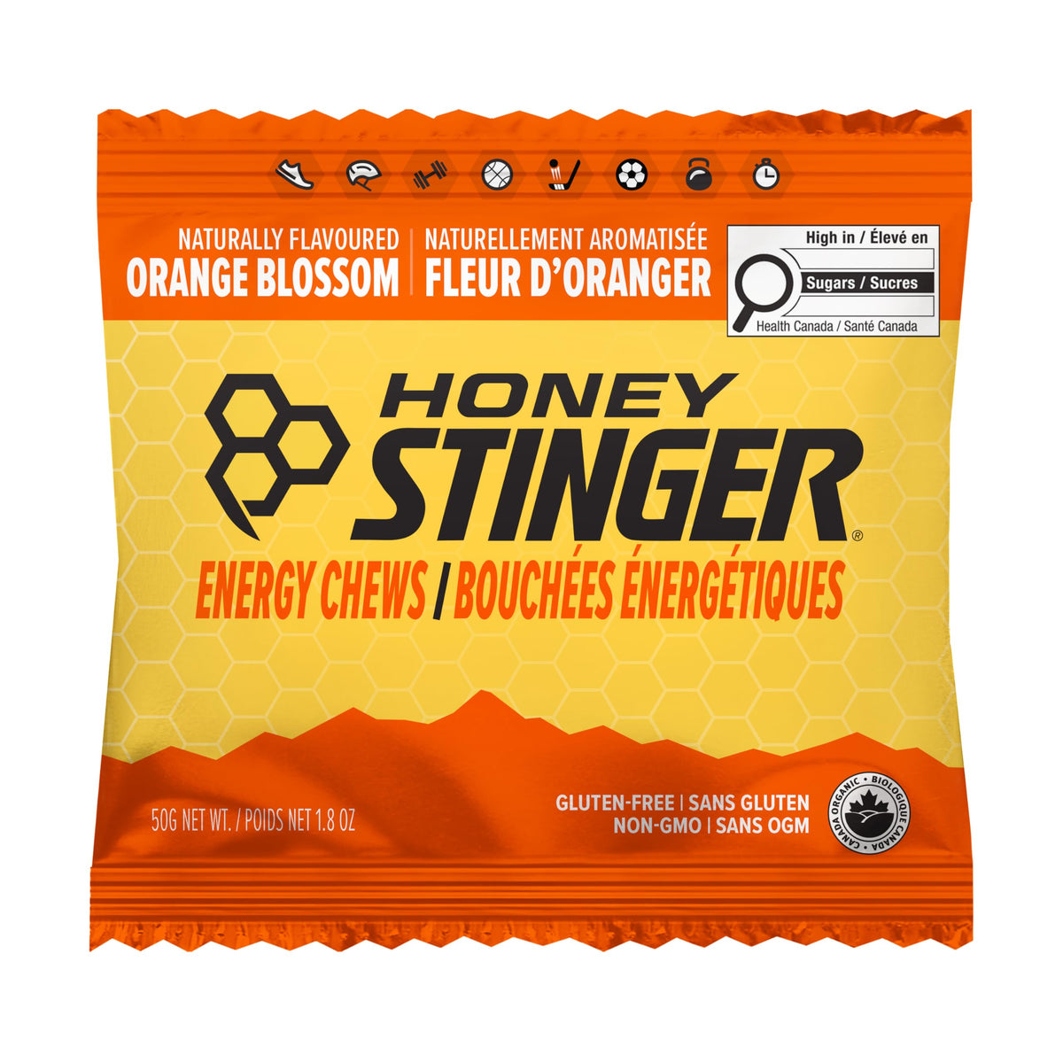Honey Stinger Organic Energy Chews Orange Blossom - 12 Pack - image 2