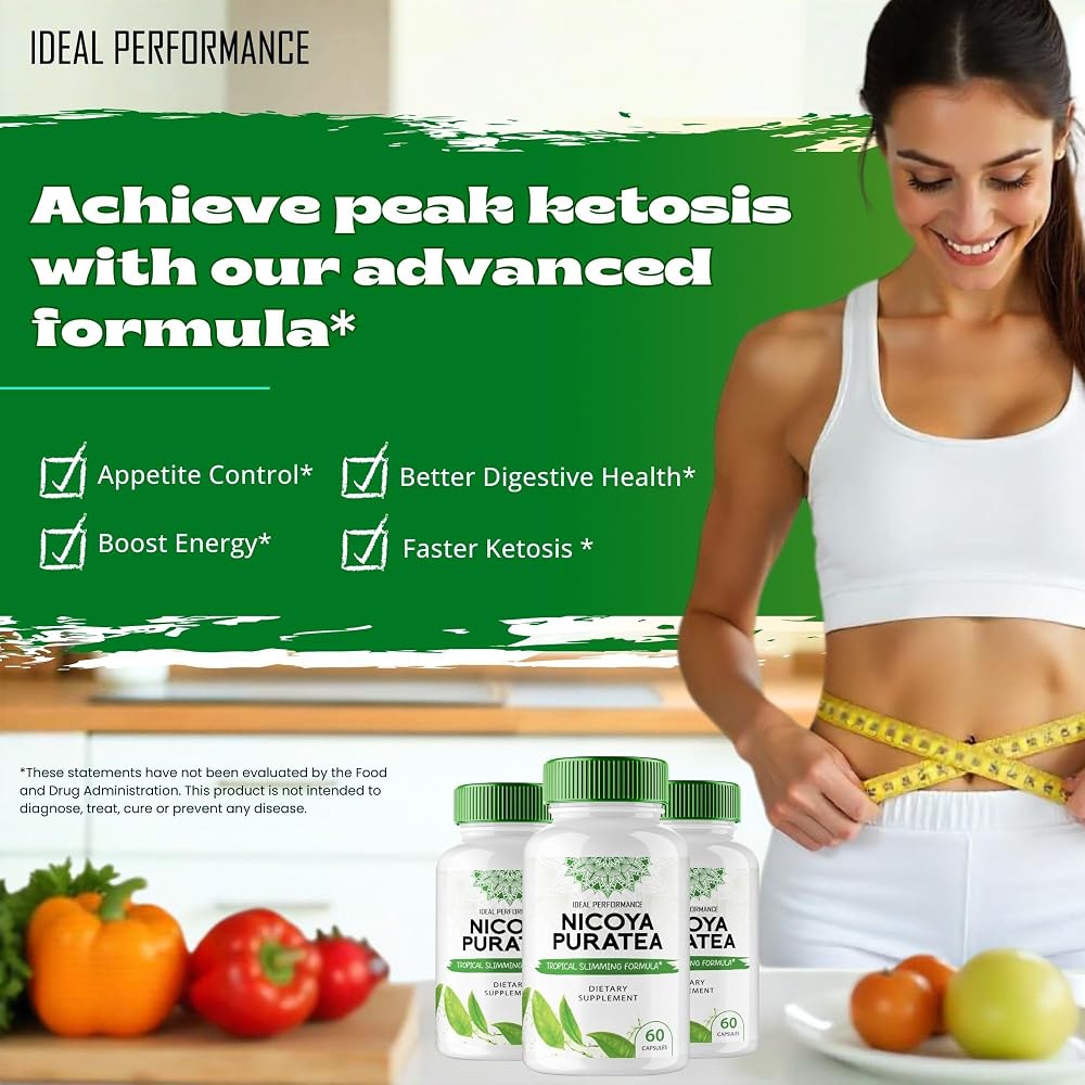 Ideal Performance Nicoya Puratea Keto Capsules Advanced Formula - 180 Capsules - image 5