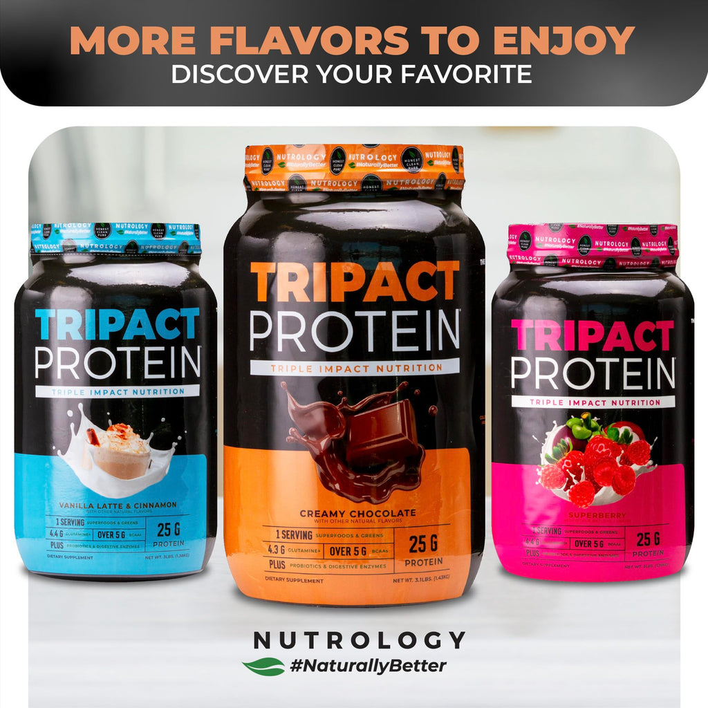 Nutrology TRIPACT Protein Powder - 7-in-1 Meal Replacement Shake